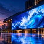 Concept ilustrativ Video-Wall 02 — Fațadă digitală
