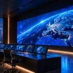 Concept ilustrativ Video-Wall 03 — Centru de control