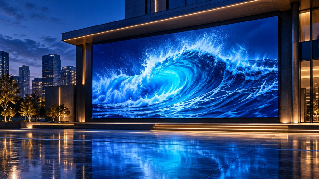 Concept ilustrativ Video-Wall 05 — Val urban